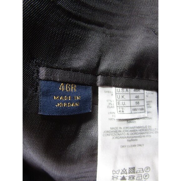 Brooks Brothers Sport Coat 46 Blazer Wool Solid Jacket Preppy 346 - Picture 13 of 15